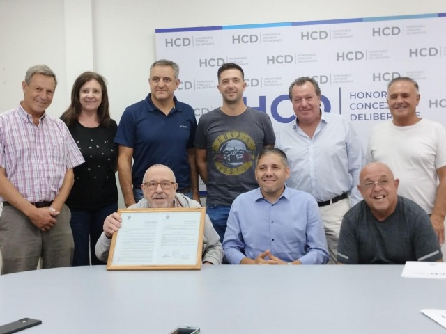 Coco Palahy recibi la distincin Honor al Mrito Ciudadano